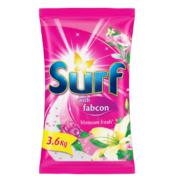 Surf Blossom Fresh Laundry Powder Detergent Pouch 3.6kg