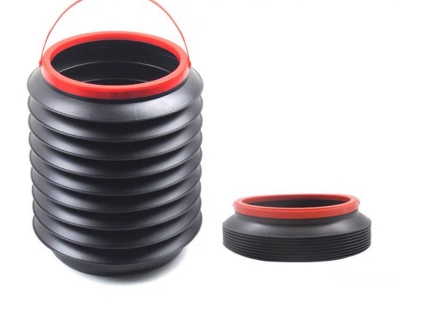 4L Multifunctional Folding Storage Bucket Vehicle Telescopic Trash Can