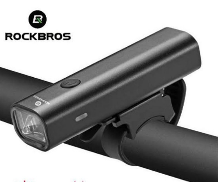 Rockbros YD-QD400LM Bike Headlight Handlebar Front Lamp USB Rechargeable Flashlight Safety Light
