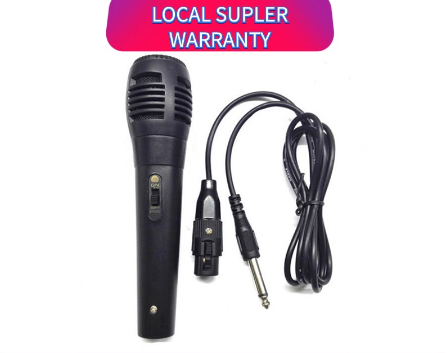 Cardioid Dynamic Wired Microphone,Professional Audio Vocal Karaoke Machine Mic, Handheld with On/Off Switch for Singing, Live