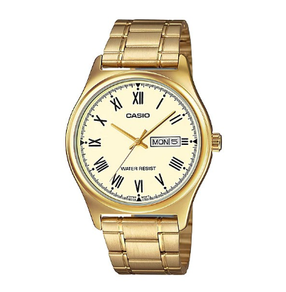 Casio Gold Stainless Steel Strap Quartz Watch for Men
