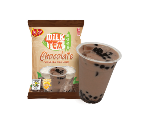 InJoy Chocolate Milk Tea Instant Powdered Milk Tea Drink 500g