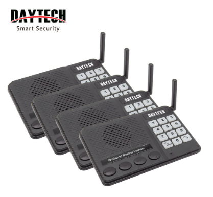 Daytech Wireless Intercom Radio Walkie-Talkie For Home With Speaker Multi-Channel Office System Ci02