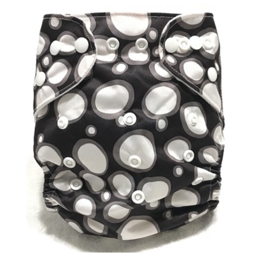 Washable Organic Baby Cloth Diaper with 1 Piece 3-Layer Insert S15