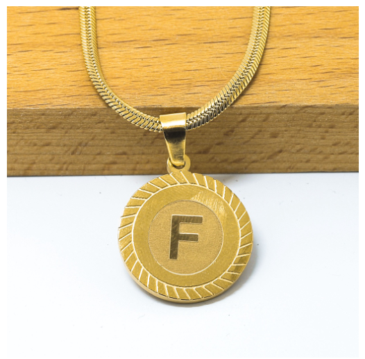 Laj High Quality Stainless Steel Letter Pendant Necklace with Free box F