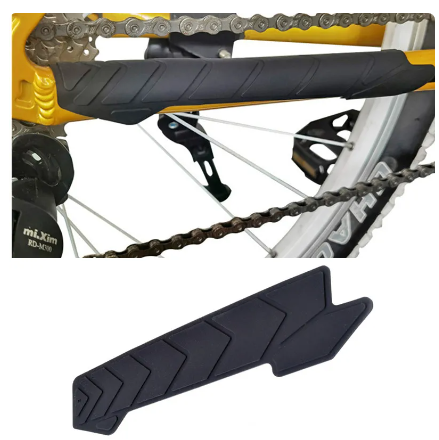 Silicone Bike Chain Sticker Bicycle Frame Protector Chain Guard Sticker Frame Guard Scratch Resistant Protector Bike Accessories