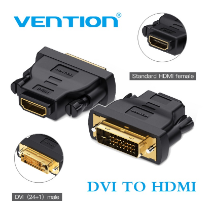 Vention DVI To HDTV Adapter 24+1 Male To Female Converter 1080P HDTV Connector for PC PS Projector TV
