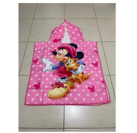 Essential Kids Bath Towel with Hood and Rectangle Bath Towel BT13