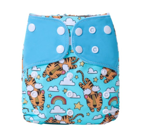 Ready Stocks Waterproof Reusable Digital Printed One Size Pocket Cloth Diaper CD40