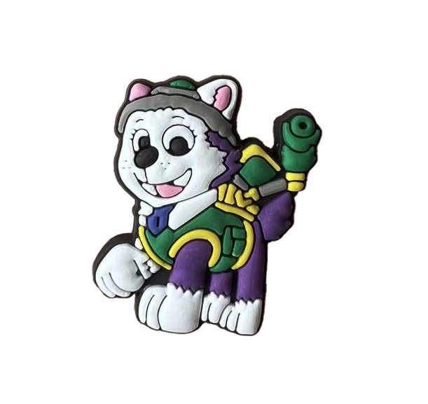 Cartoon Dalmatian Dog Jibbitz Crocs PAW Patrol Shoe Charms Ryder Bulldog Jibitz Charm Pin Chihuahua Jibits Crocks for Women Shoes S5