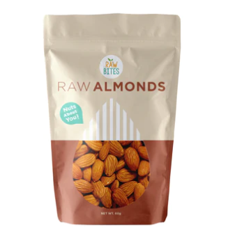 Raw Bites Raw Almonds 60g