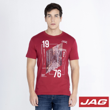 Jag Men's Rugged Boxy Fit Graphic Tee