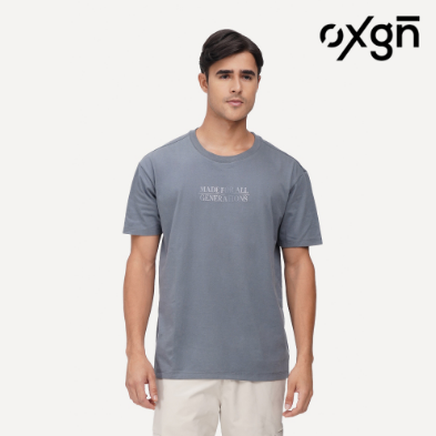 OXGN Generations Graphic Print T-Shirt For Men (Stone/Khaki)