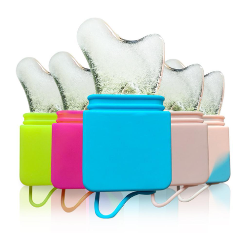 ce Roller Silicone Ice Compress Beauty Instrument Mini Ice Grid Silicone Compress Eye Skin Care Cooling Face Massage