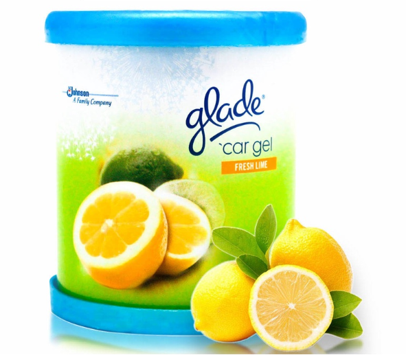 Glade Car Gel Air Freshener 70g (Fresh Lime)