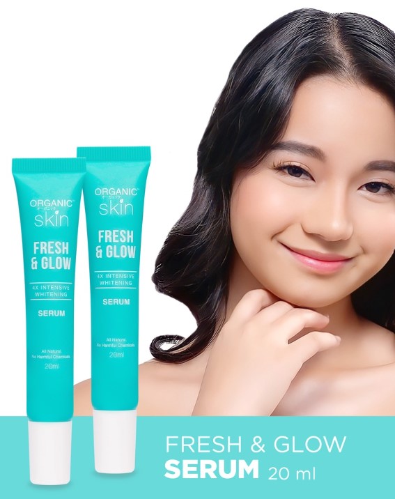 Buy 1 Take 1 Organic Skin Japan Fresh & Glow 4x Intensive Whitening Serum 20ml