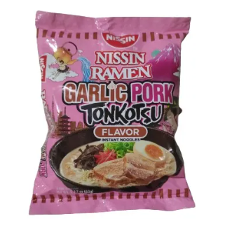 Nissin Ramen Garlic Pork Tonkotsu 60g