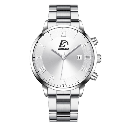 DIJANES Men's Quartz Business Watches Mens Casual Stainless Steel Waterproof Wristwatch Men Watch M3