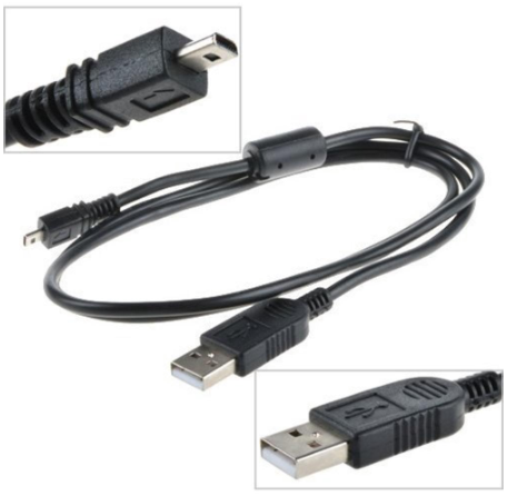 SONY cybershot DSC-W800/ DSC-W810 digital camera USB Data Cable for Nikon Olympus Pentax USB A Male to Mini 8 Pin Male