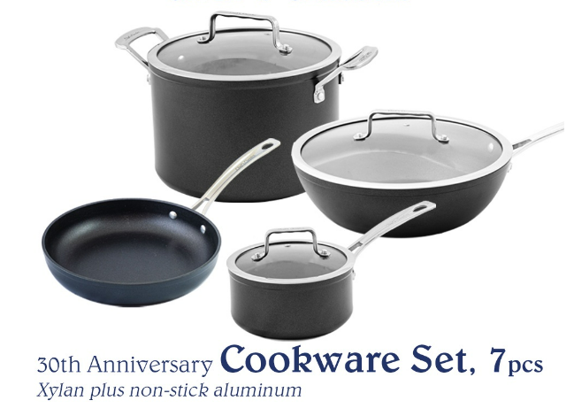 Chef's Classics 30th Anniversary Non-Stick Cookware Set, 7pcs