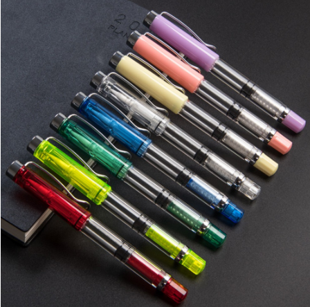 SeamiArt 1 Pc. Ink Refillable Nylon Hair Brush Pen For Calligraphy Writing Drawing 8 Color Options Art Supplies Stationery