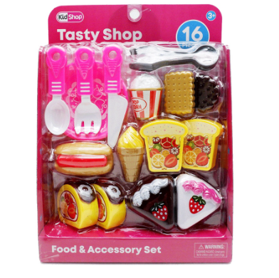 Food and Accessory Pastry Playset