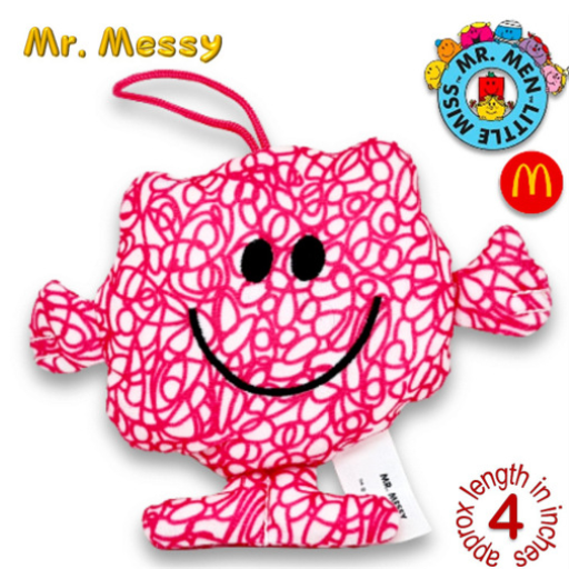 Mr Men Little Miss McDo Hanging Plushies Bag Charm Stuffed Toys McDo2