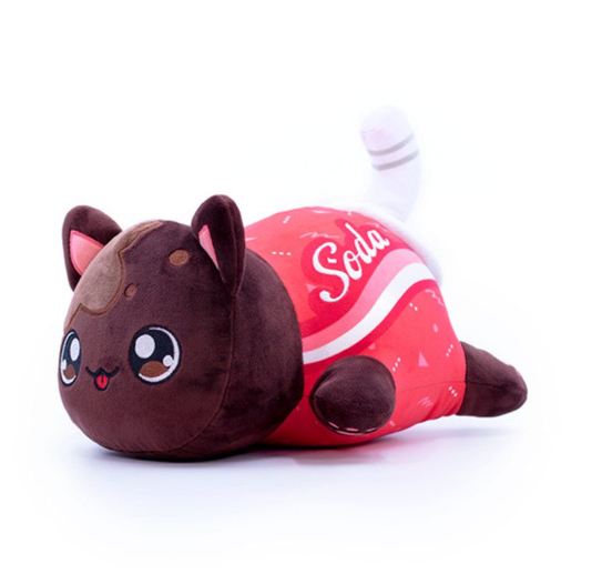 Meows Aphmau Plush Doll Coke French Fries Burgers Bread Sandwiches Food Cat Plushie Sleeping Pillow Children's Christmas Gifts F9