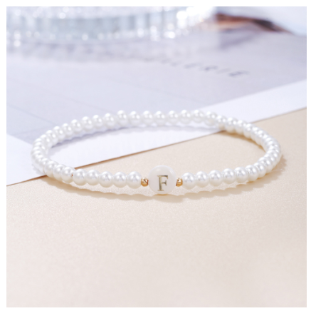 26 Letter Pearl Bracelet for Women Men Fashion Handmade Elastic Friendship Wristband Gift Jewelry F