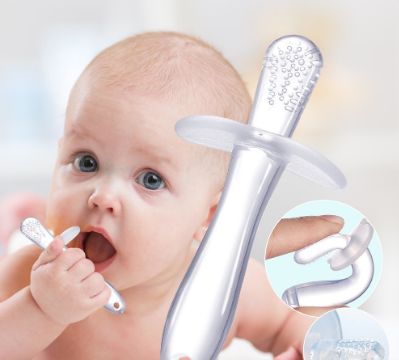 Baby Silicone Teether Soft Molar Teeth Stick