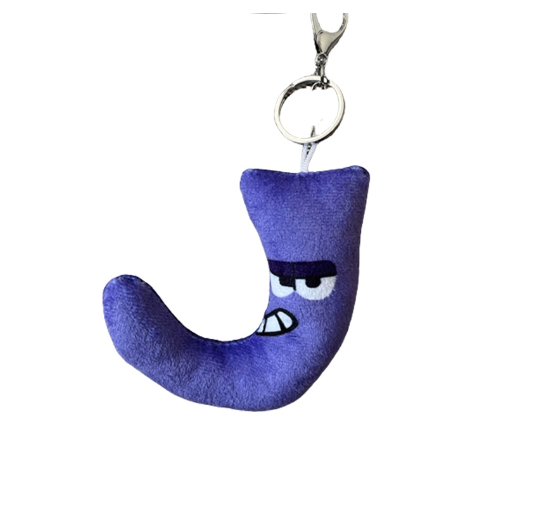 10cm Alphabet Lore Plush Pendant Doll Baby Educational Toy Home Decor Xmas Gift J