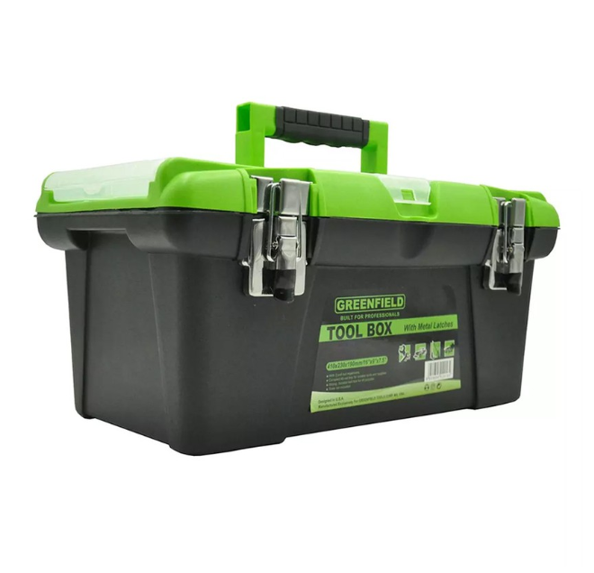 Tool Box 16" With Metal Latch