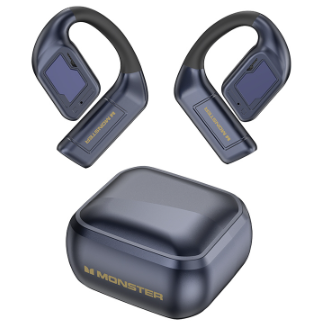 Monster Gaming Bluetooth 5.4 Earphone with Mic Noise Reduction Waterproof IPX5