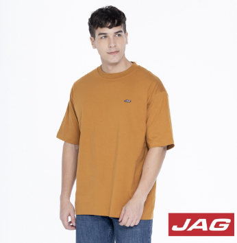 Jag Men's Oversized Small Logo Tee