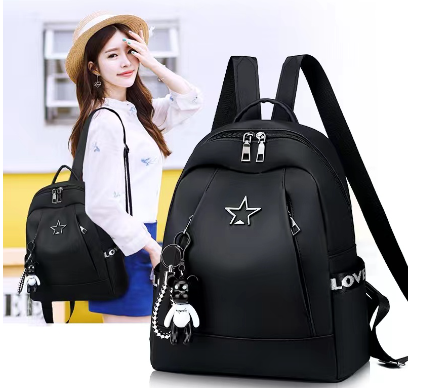 Korea Women Backpack Canvas Casual Bagpack Women Bag