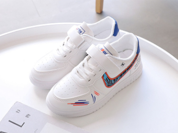 Kids Shoes AF1 Small White Shoes Waterproof Korean Sneakers For Boy/Girl