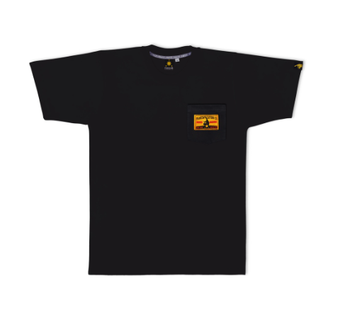 FrancisM Men's Labeled Pocket Black