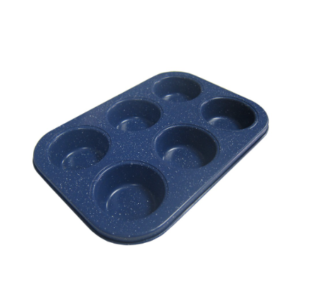 Classics Bakeware Non-Stick 6-cup Marble Muffin Pan