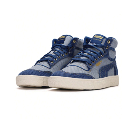 Puma Casual High-Top Colorblock Sneakers For Men & Women