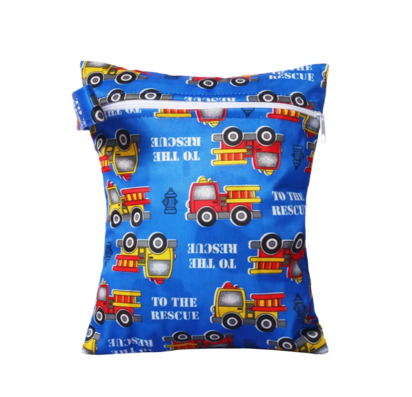 25x20cm Printed Pocket Wet Bag Waterproof Reusable Nappy Bags PUL Travel Baby Nappy Mini Size Wet Dry Bags Wetbags d7