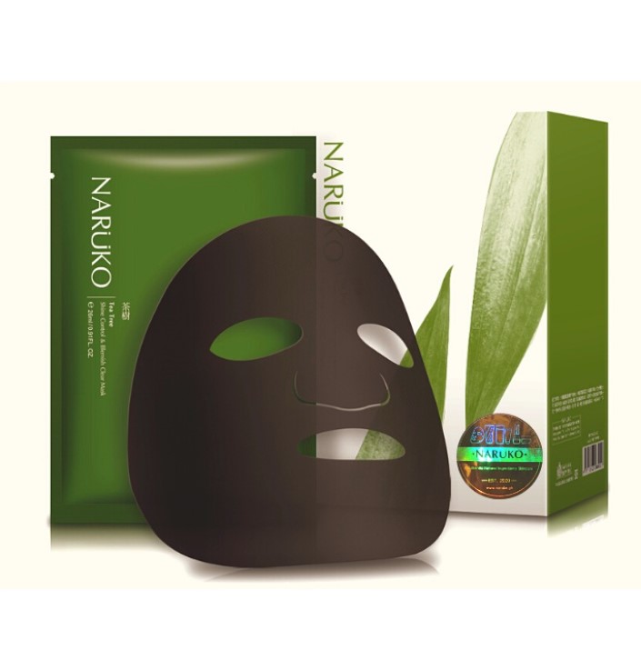 Naruko Tea Tree Shine Control & Blemish Clear Mask 8 Sheets