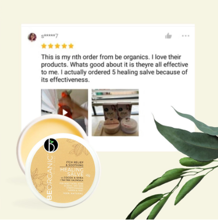 Be Organic Cocoa & Shea Healing Salve 45g For Itchy & Sensitive Skin