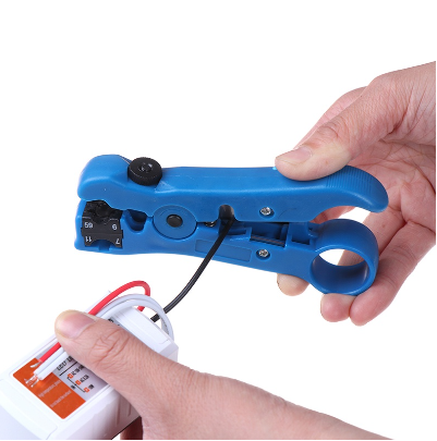 Coaxial Cable Wire Cutter Stripping Tool Cat 5 Rg 59/6 Rg 7/11 Stripper Tool