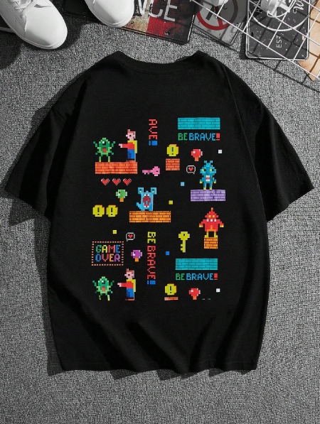 Manfinity Hypemode Men Plus Cartoon Graphic Tee