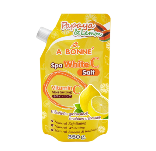 Abonne White Spa C Salt Papaya & Lemon 350g  A098