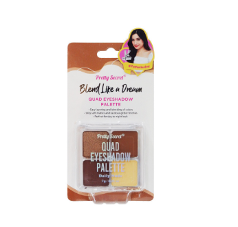 PRETTY SECRET Quad Eyeshadow Palette - Daily Nude 7G
