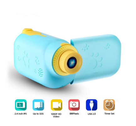Toy Camera 2.2 Inch LCD Screen Video Recorder Kids Camera Digital Camera Rechargeable