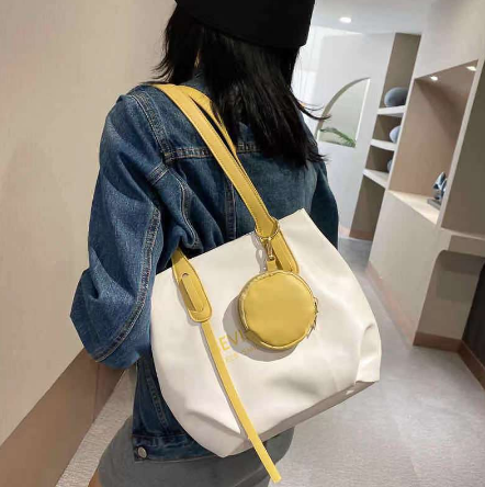 FionFashion #6083 Ladies Environmental Shopping Bag Tote Package Cross body Pouch Purses Casual Han