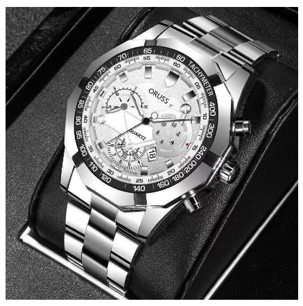 Original Stainless Steel Waterproof Luxury Fashion Business Watch Quartz Men's Watch M5