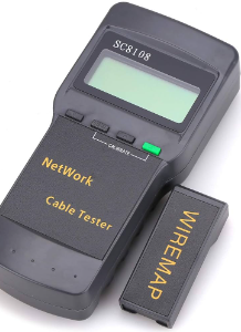 SC-8108 Digital Twisted Wire Meter Test Cat5 RJ45 STP UTP LAN Phone Coaxial Network Cable Tester Equipment